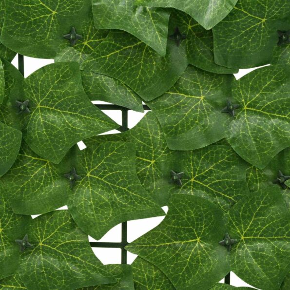 vidaXL Balkónový plôtik s listami Zelená 400 x 75 cm – Obrázok 4