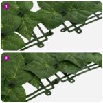 vidaXL Balkónový plôtik s listami Zelená 400 x 75 cm – Obrázok 6