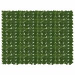 vidaXL Balkónový plôtik s listami Zelená 200 x 150 cm