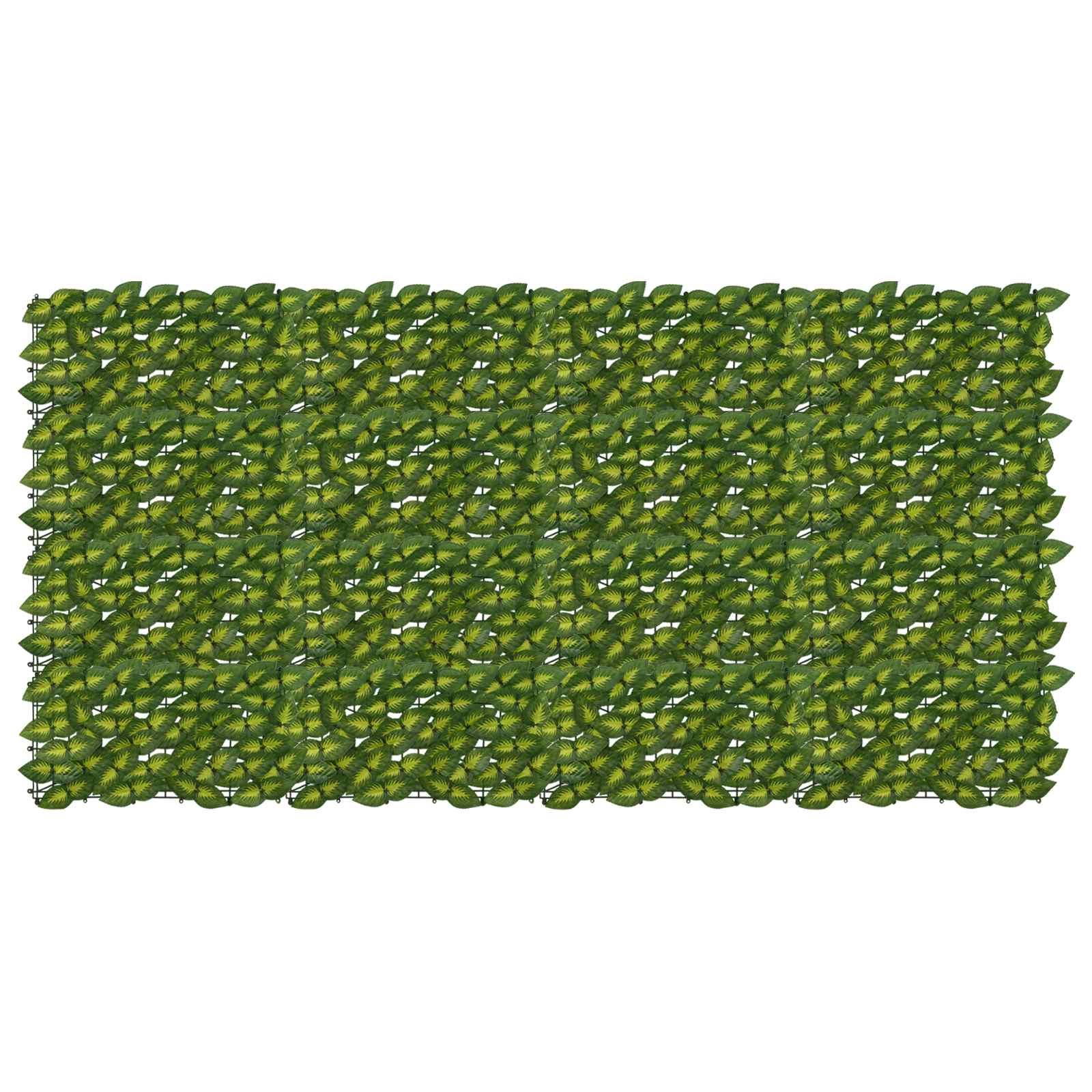 42040672_1.jpg vidaXL Balkónový plôtik s listami Zelená a žltá 200 x 100 cm – Obrázok 1