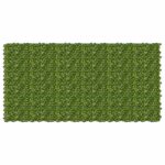 vidaXL Balkónový plôtik s listami Zelená a žltá 300 x 150 cm
