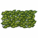 vidaXL Balkónový plôtik s listami Zelená a žltá 300 x 150 cm – Obrázok 3