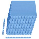 vidaXL Podložky na podlahu 24 pcs Modrá 8,64 m² EVA pena – Obrázok 2