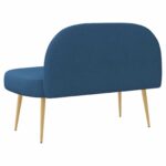 vidaXL čalúnená lavica so spätným opierkom Modrá 110 x 60 x 76 cm – Obrázok 4