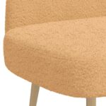 vidaXL čalúnená lavica so spätným opierkom Béžová 110 x 60 x 76 cm – Obrázok 5