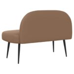 vidaXL čalúnená lavica so spätným opierkom Kapučínová 110 x 60 x 76 cm – Obrázok 4