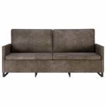 vidaXL Sedačka pre 3 Tmavosivá 190 x 81 x 82 cm – Obrázok 3