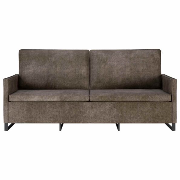 vidaXL Sedačka pre 3 Tmavosivá 190 x 81 x 82 cm – Obrázok 3