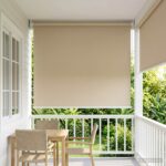 vidaXL Exteriérová roletka na ochranu proti UV žiareniu Béžová