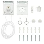 vidaXL Exteriérová roletka na ochranu proti UV žiareniu Biela – Obrázok 6