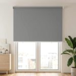 vidaXL Exteriérová roletka na ochranu proti UV žiareniu Svetlosivá – Obrázok 3