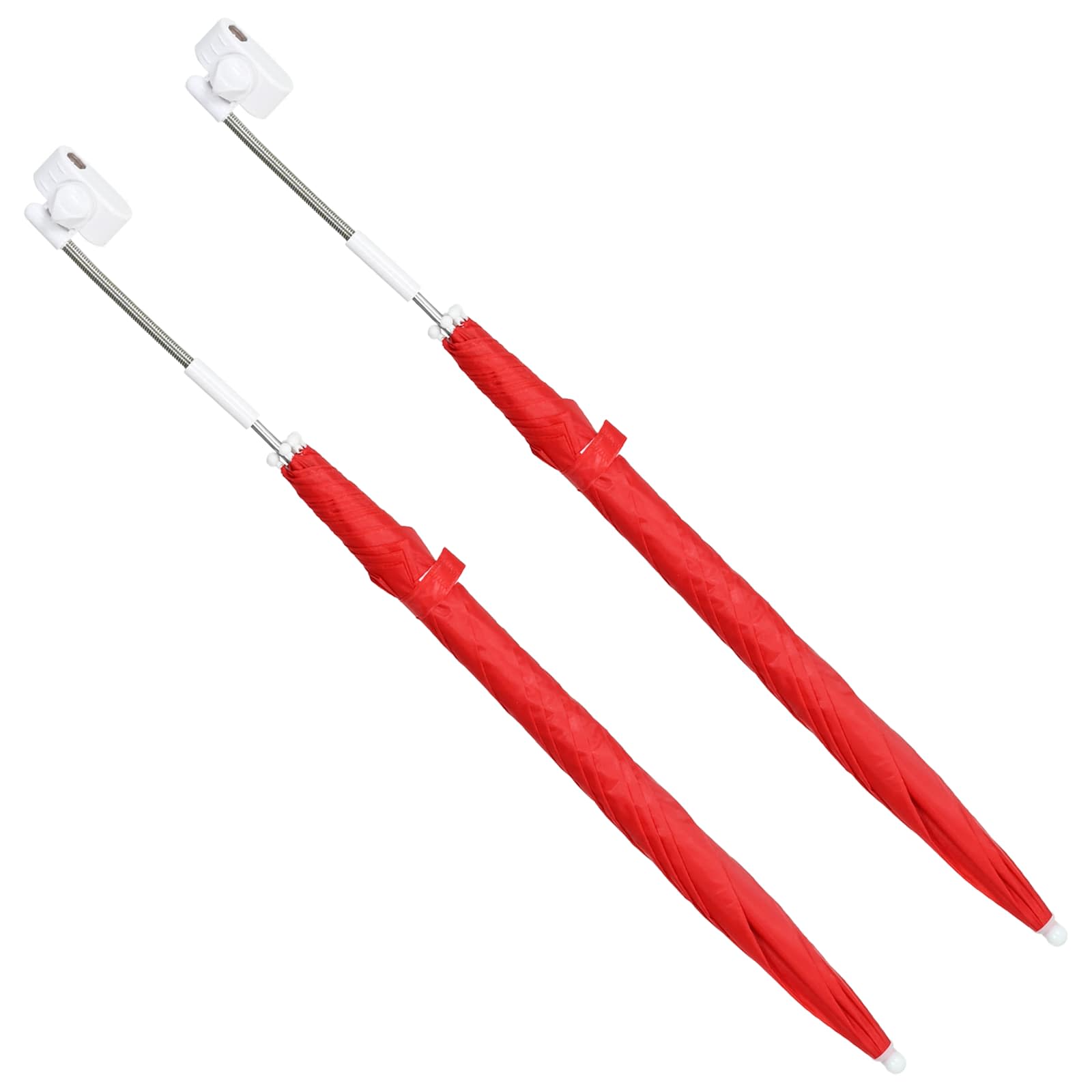 42041278_1.jpg vidaXL Dáždnictvo s klipom 2 pcs Tehlovo červená Ø 105 x 86 cm – Obrázok 1