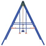 vidaXL Rám hojdačky vonku s hojdačkou pre až 3 deti 213 x 185 x 185 cm – Obrázok 5
