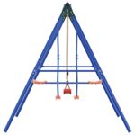 vidaXL Rám hojdačky vonku s hojdačkou pre až 3 deti 213 x 185 x 185 cm – Obrázok 5