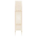 vidaXL Ružový oblúk so špicami Biela 97 x 43 x 218 cm PP – Obrázok 4