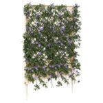 vidaXL Trellis s hrotom Biela 99 x 6 x 165 cm PP – Obrázok 3