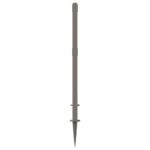 vidaXL Trellis s hrotom Sivá 99 x 6 x 165 cm PP – Obrázok 5