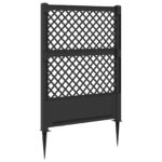 vidaXL Trellis s hrotom Antracitová 99 x 6 x 165 cm PP – Obrázok 2