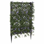 vidaXL Trellis s hrotom Antracitová 99 x 6 x 165 cm PP – Obrázok 3