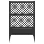 vidaXL Trellis s hrotom Antracitová 99 x 6 x 165 cm PP – Obrázok 4
