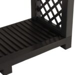 vidaXL Regál na palivové drevo 114 x 46 x 101 cm PP Antracitová – Obrázok 8
