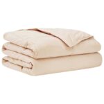 vidaXL Letná prikrývka Béžová 220 x 260 cm 100% prírodný Kapok – Obrázok 2
