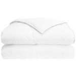 vidaXL Letná prikrývka Biela 220 x 260 cm Bambusové vlákno – Obrázok 3