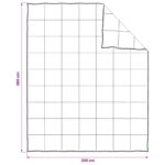 vidaXL Súprava paplónu a vankúša Biela 260 x 220 cm Bambusové vlákno – Obrázok 7