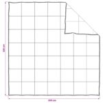 vidaXL Prikrývka na celý rok Biela 200 x 220 cm Bambusové vlákno – Obrázok 7