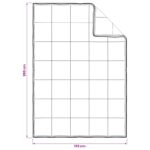 vidaXL Prikrývka na celý rok Biela 135 x 200 cm Bambusové vlákno – Obrázok 8