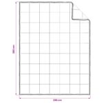 vidaXL Prikrývka na celý rok Biela 260 x 220 cm Bambusové vlákno – Obrázok 8