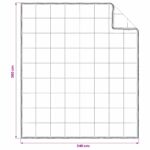vidaXL Prikrývka na celý rok Biela 260 x 240 cm Bambusové vlákno – Obrázok 8
