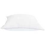 vidaXL Vankúš 2 pcs Biela 60 x 60 cm Bambusové vlákno – Obrázok 3