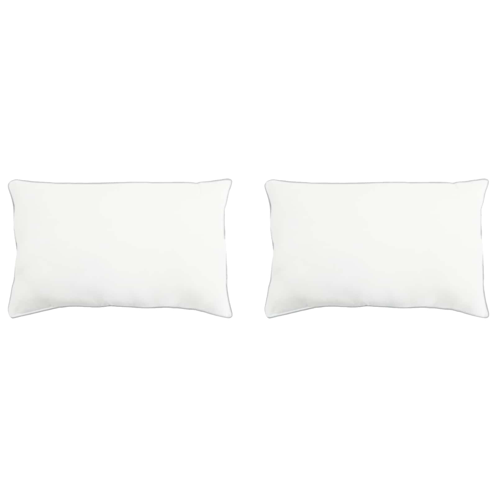 42042036_1.jpg vidaXL Vankúš 2 pcs Biela 60 x 70 cm Bambusové vlákno – Obrázok 1