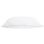 vidaXL Vankúš 2 pcs Biela 60 x 80 cm Bambusové vlákno – Obrázok 3