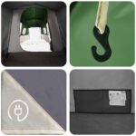 vidaXL 3 osoba Pre 3 osoby Zelená 185T Polyester s PU náterom – Obrázok 9