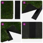 vidaXL Samolepiaca páska na umelú trávu Čierna 10 x 0,05 cm – Obrázok 7