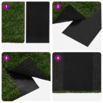 vidaXL Samolepiaca páska na umelú trávu Čierna 15 cm x 20 m – Obrázok 7