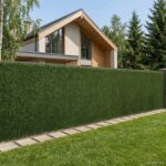 vidaXL Umelé oplotenie Svetlo zelená 1,5 x 6 m PVC a oceľ