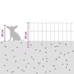 vidaXL Záhradný plotový panel 48 pcs Pozinkovaná oceľ Strieborná – Obrázok 9