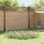 vidaXL Záhradný plot s kolíkmi 24 pcs 55 x 30 cm Mesh Pozinkovaná oceľ – Obrázok 4