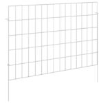 vidaXL Záhradný plot s kolíkmi 12 pcs 75 x 50 cm Mesh Pozinkovaná oceľ – Obrázok 2