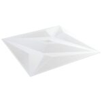vidaXL Nástenné panely Hviezda 24 pcs Biely Star 50 x 50 cm XPS Pena
