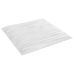 vidaXL Nástenné panely 12 pcs Biely kameň 50 x 50 cm XPS Pena