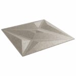 vidaXL Nástenné panely Hviezda 24 pcs Star Beton 50 x 50 cm XPS Pena