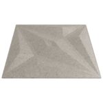 vidaXL Nástenné panely Hviezda 24 pcs Star Beton 50 x 50 cm XPS Pena – Obrázok 3