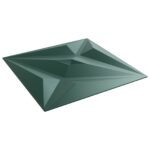vidaXL Nástenné panely Hviezda 24 pcs Star Zelený 50 x 50 cm XPS Pena