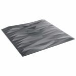 vidaXL Nástenné panely 24 pcs Kameňovo šedá 50 x 50 cm XPS Pena