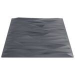 vidaXL Nástenné panely 24 pcs Kameňovo šedá 50 x 50 cm XPS Pena – Obrázok 3