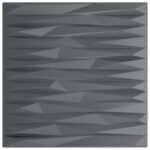 vidaXL Nástenné panely 24 pcs Kameňovo šedá 50 x 50 cm XPS Pena – Obrázok 4